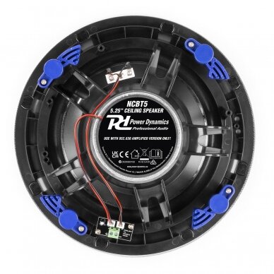 POWER DYNAMICS NCBT5 AMPLIFIED LOW PROFILE CEILING SPEAKER SET BT 5.25" 952.630 11 POWER DYNAMICS NCBT5 AMPLIFIED LOW PROFILE CEILING SPEAKER SET BT 5.25" 952.630 11
