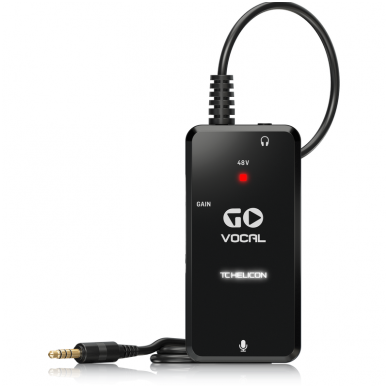 High-Quality Microphone Preamp for Mobile Devices - TC HELICON - GO VOCAL