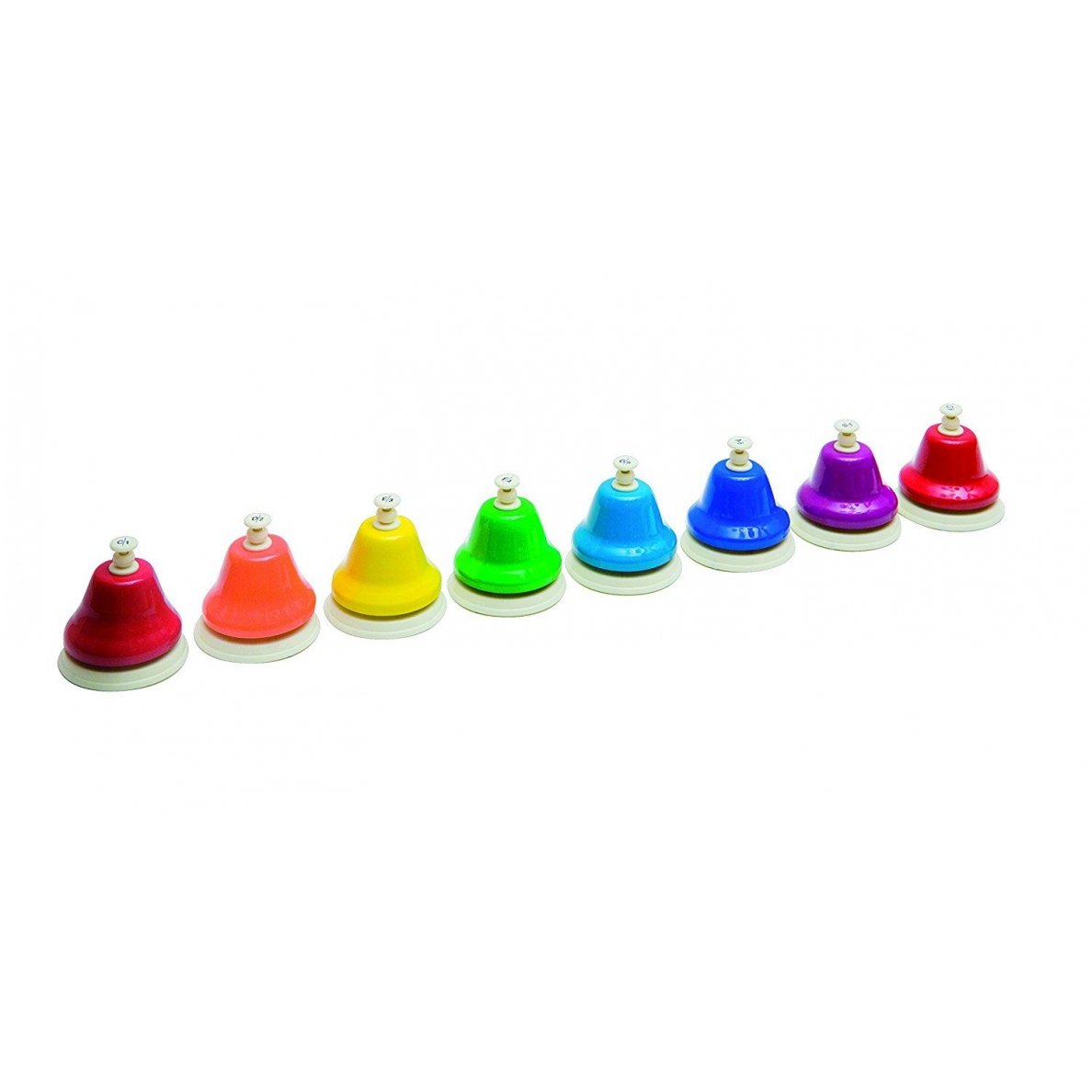 Goldon 33870 8 Notes Push Bell Set in Nylon Bag - Multi Colour