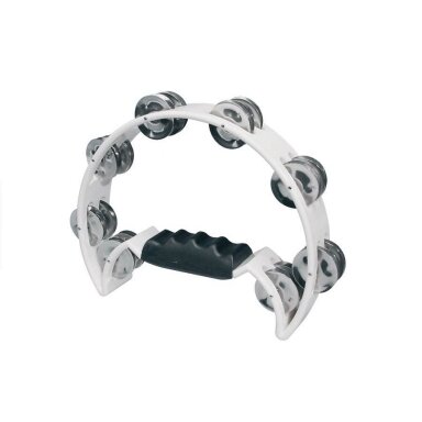 HAYMAN HTA-40-WH HALF MOON TMBOURINE- WHITE
