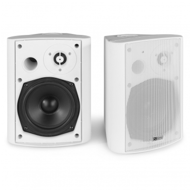 BGB50 INDOOR/OUTDOOR ACTIVE SPEAKER SET WITH BLUETOOTH 5.25" 100W WHITE - Power Dynamics - BGB50 100.067 1 BGB50 INDOOR/OUTDOOR ACTIVE SPEAKER SET WITH BLUETOOTH 5.25" 100W WHITE - Power Dynamics - BGB50 100.067 1