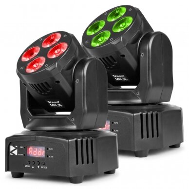BEAMZ MHL36 150.532 MOVING HEAD SET OF 2 PIECES IN BAG 1 BEAMZ MHL36 150.532 MOVING HEAD SET OF 2 PIECES IN BAG 1