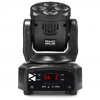 BEAMZ MHL36 150.532 MOVING HEAD SET OF 2 PIECES IN BAG 5