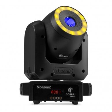 COBRA-100R-S (RING-SPOT) 100W MOVING HEAD WITH RING 150.432 1