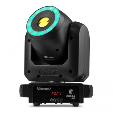 COBRA-100R-S (RING-SPOT) 100W MOVING HEAD WITH RING 150.432 3