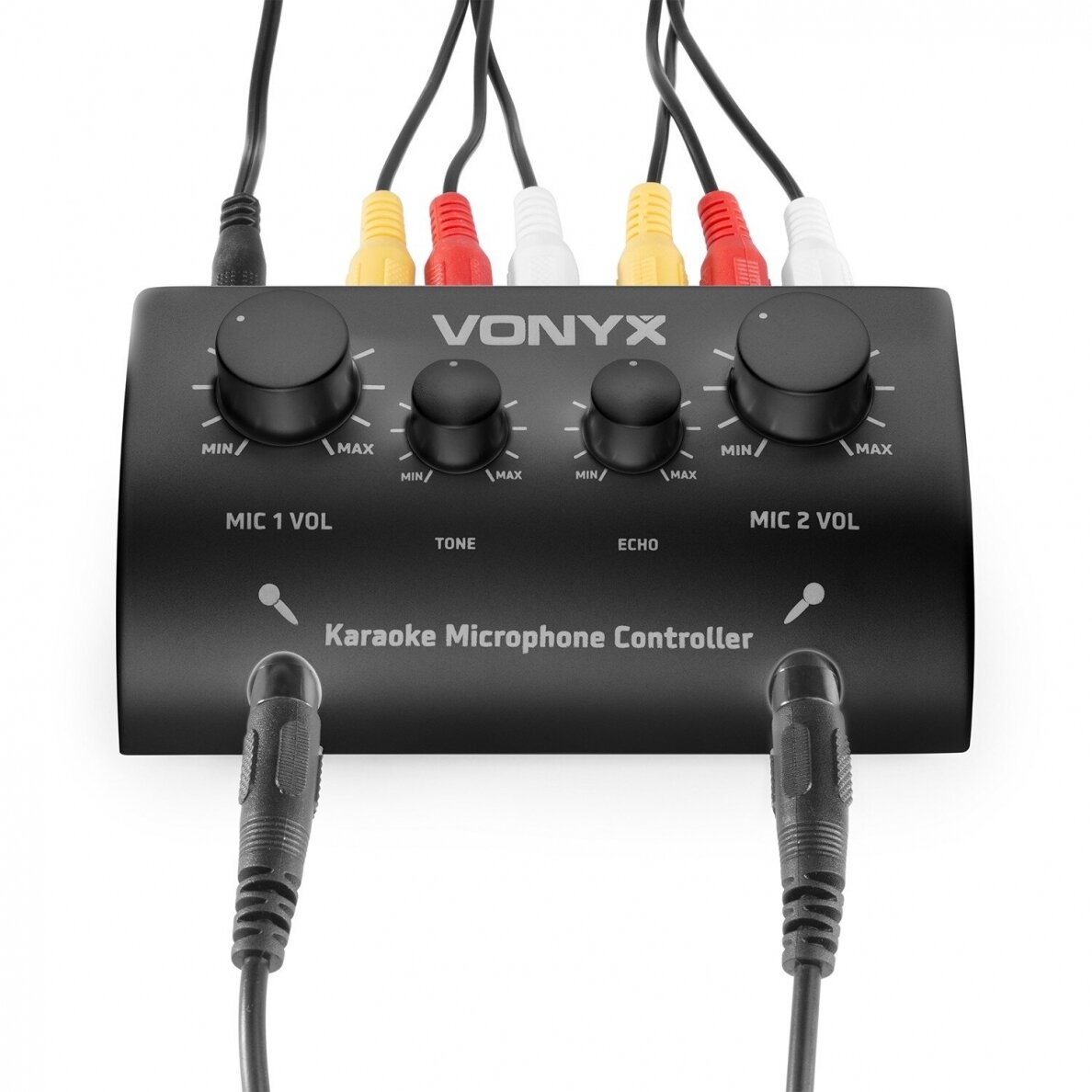 KARAOKE SISTEMA SU DVIEM RANKINIAIS MIKROFONAIS VONYX AV430B 103.113 JUODA 4 KARAOKE SISTEMA SU DVIEM RANKINIAIS MIKROFONAIS VONYX AV430B 103.113 JUODA 4