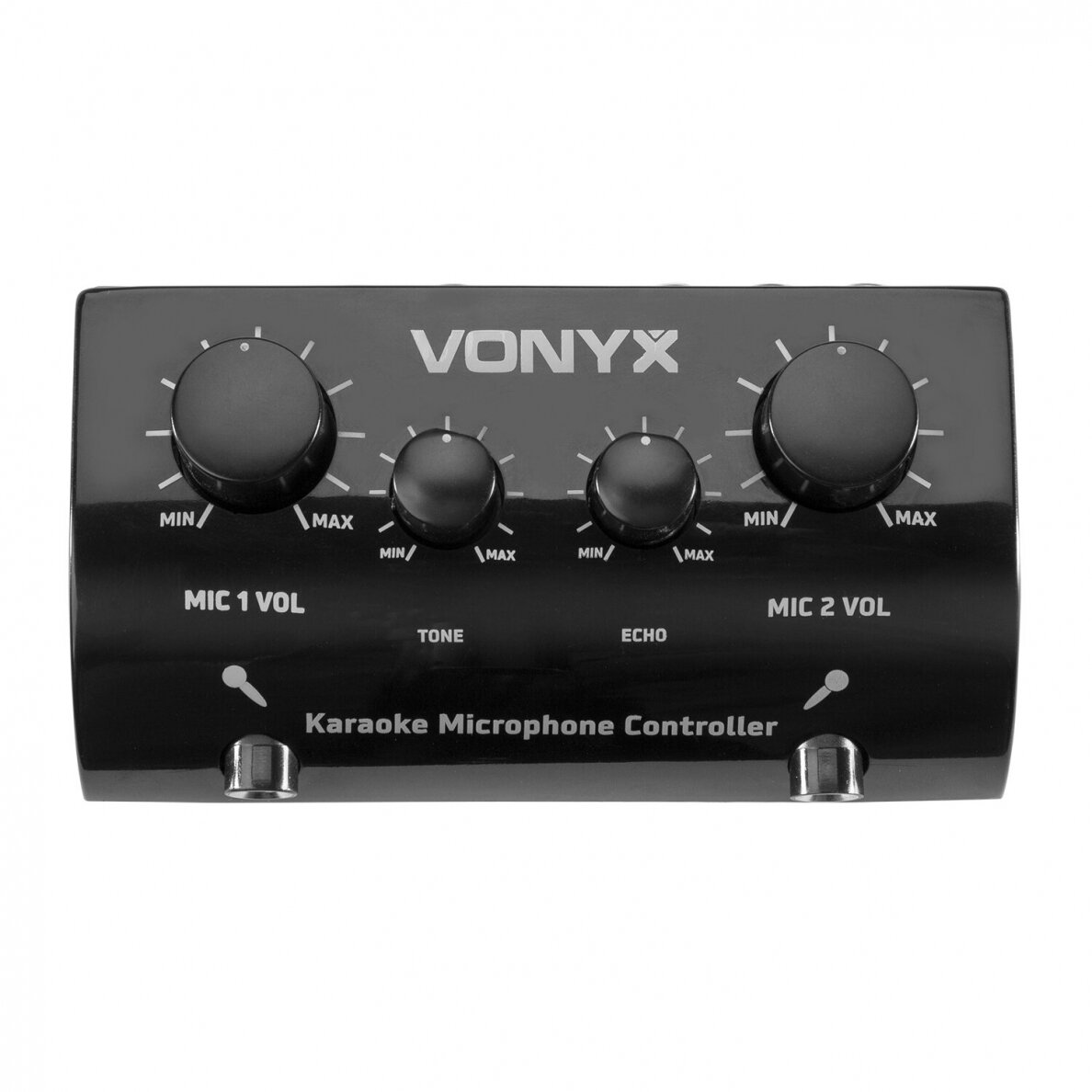 KARAOKE SISTEMA SU DVIEM RANKINIAIS MIKROFONAIS VONYX AV430B 103.113 JUODA 7