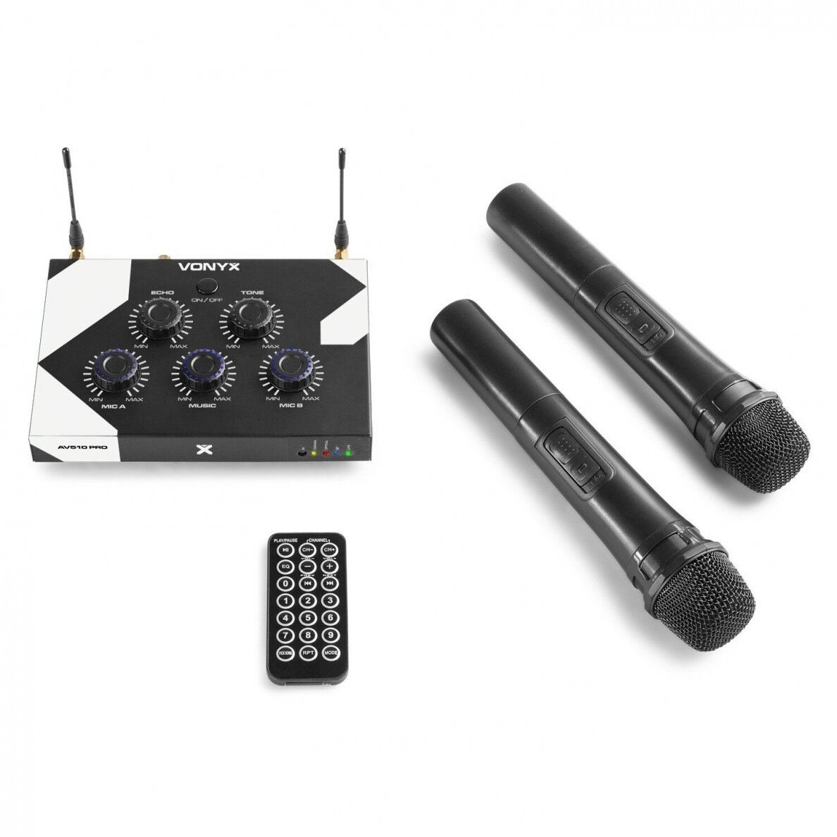 VONYX AV510 103.115 KARAOKE MICROPHONE CONTROLLER PRO 2 VONYX AV510 103.115 KARAOKE MICROPHONE CONTROLLER PRO 2