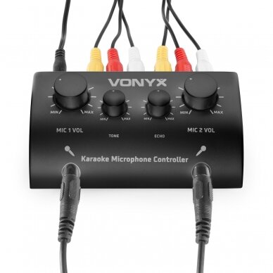 VONYX AV430B 103.11 KARAOKE MICROPHONE CONTROLLER BLACK 4