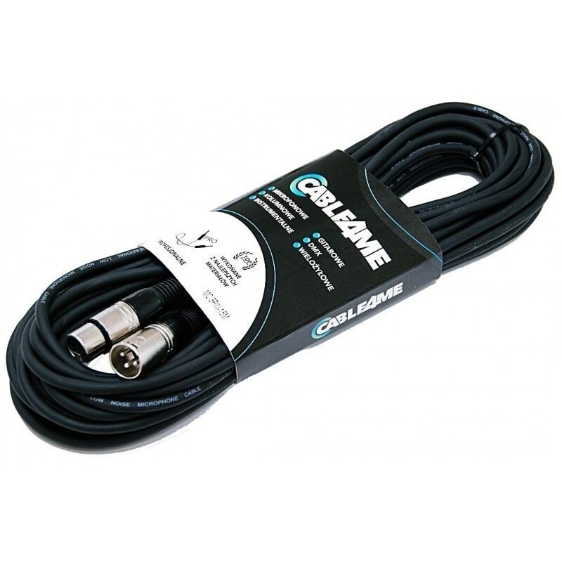 CABLE4ME MC-3PIN-15M XLR/XLR 15 M MICROPHONE CABLE 1 CABLE4ME MC-3PIN-15M XLR/XLR 15 M MICROPHONE CABLE 1