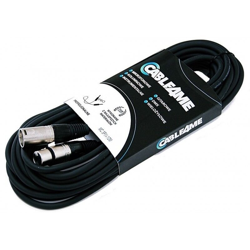 CABLE4ME MC-3PIN-10M XLR/XLR 10 M MICROPHONE CABLE 1 CABLE4ME MC-3PIN-10M XLR/XLR 10 M MICROPHONE CABLE 1