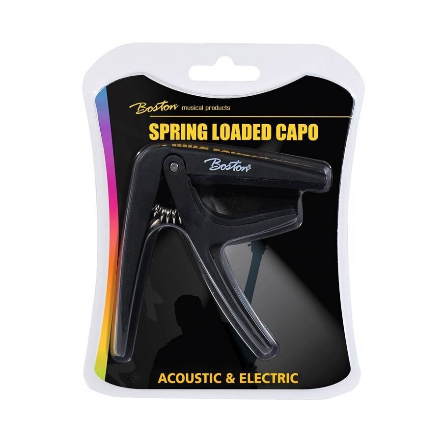BOSTON BC-85-BK CAPO FOR ACOUSTIC OR ELECTRIC GUITAR 1