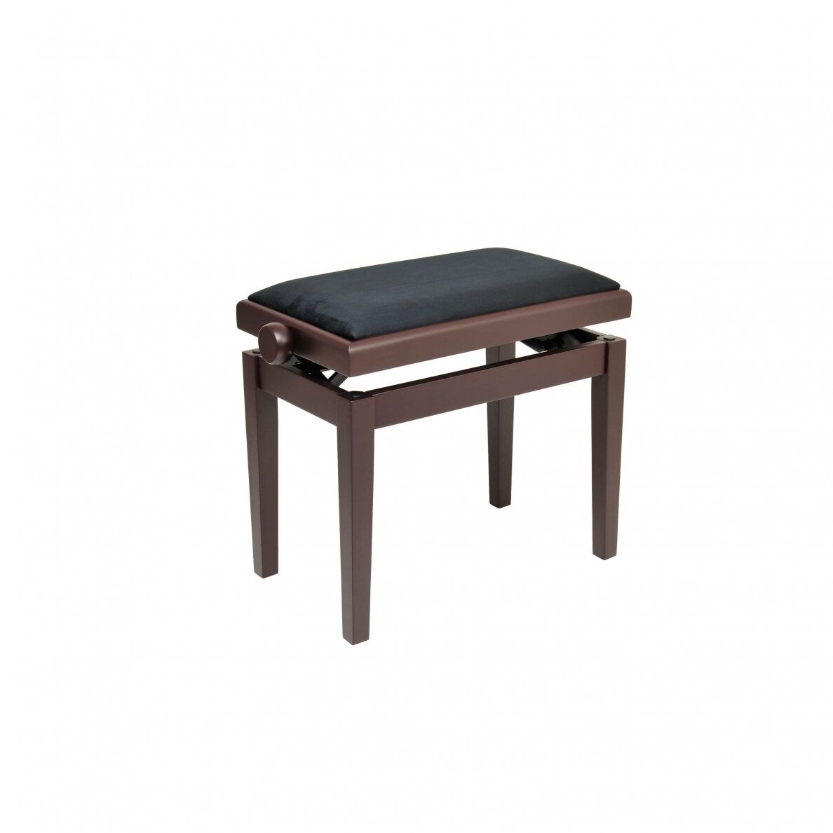 AMBRA PB-1 KEYBOARD BENCH ROSEWOOD MATT BLACK VELVET TOP AMBRA PB-1 KEYBOARD BENCH ROSEWOOD MATT BLACK VELVET TOP