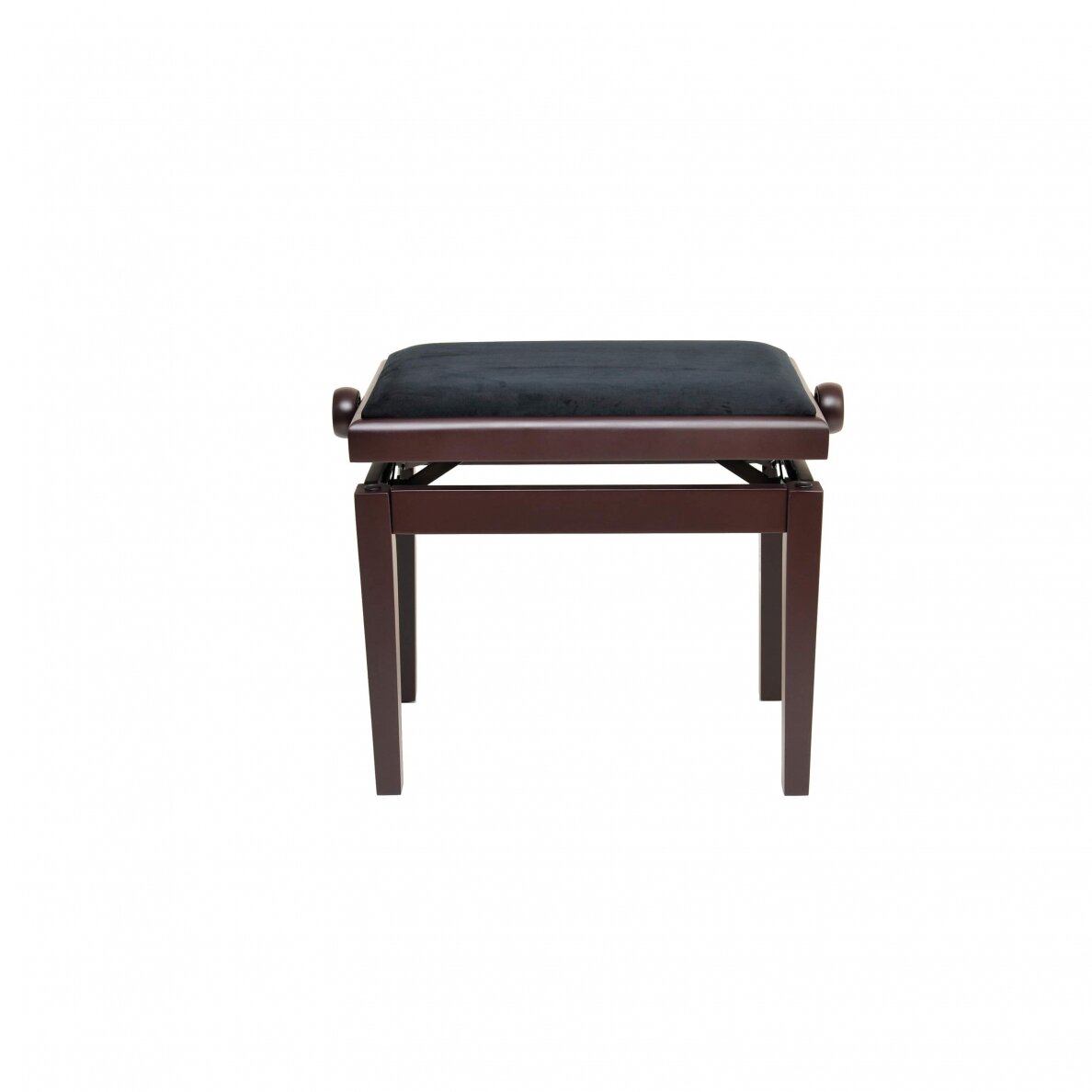 AMBRA PB-1 KEYBOARD BENCH ROSEWOOD MATT BLACK VELVET TOP 1 AMBRA PB-1 KEYBOARD BENCH ROSEWOOD MATT BLACK VELVET TOP 1