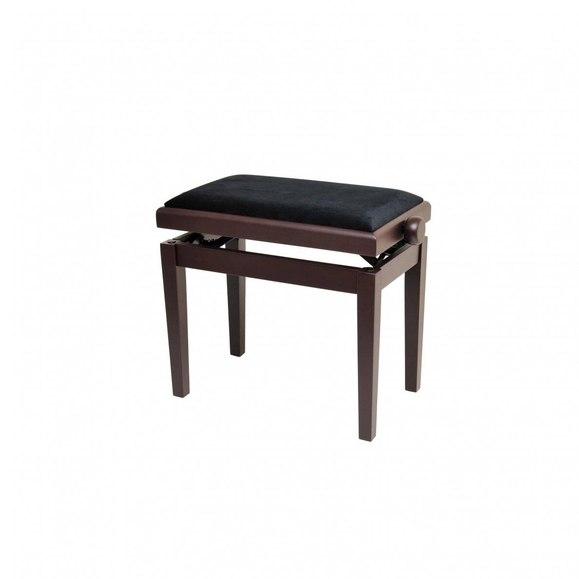 AMBRA PB-1 KEYBOARD BENCH ROSEWOOD MATT BLACK VELVET TOP 2 AMBRA PB-1 KEYBOARD BENCH ROSEWOOD MATT BLACK VELVET TOP 2