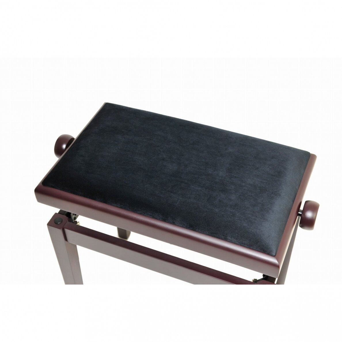 AMBRA PB-1 KEYBOARD BENCH ROSEWOOD MATT BLACK VELVET TOP 6 AMBRA PB-1 KEYBOARD BENCH ROSEWOOD MATT BLACK VELVET TOP 6