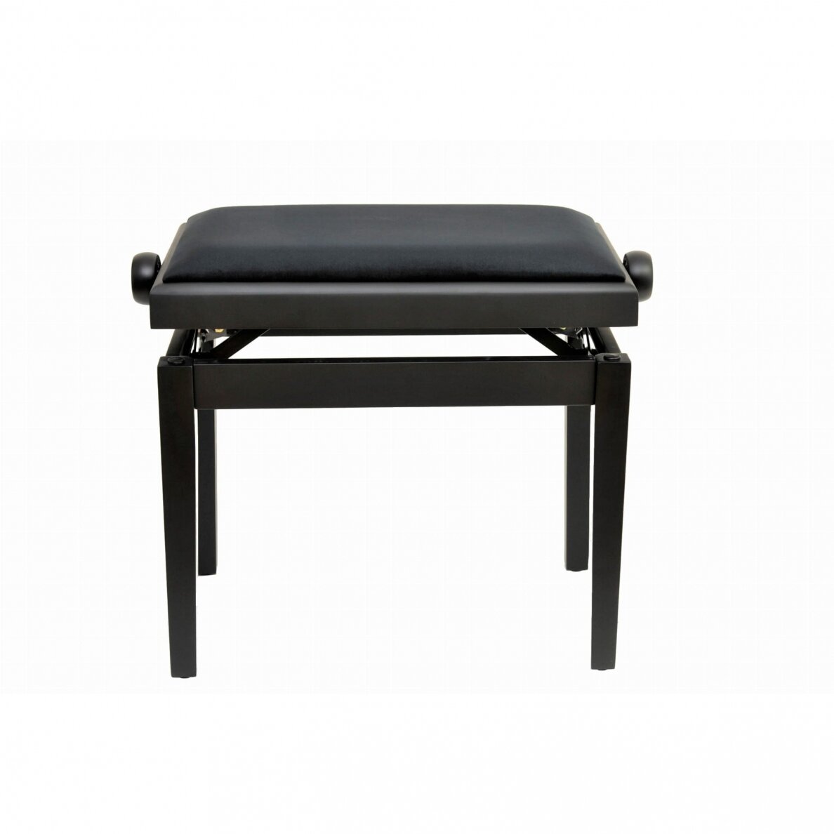 AMBRA PB-2 KEYBOARD BENCH BLACKD MATT BLACK VELVET TOP 1