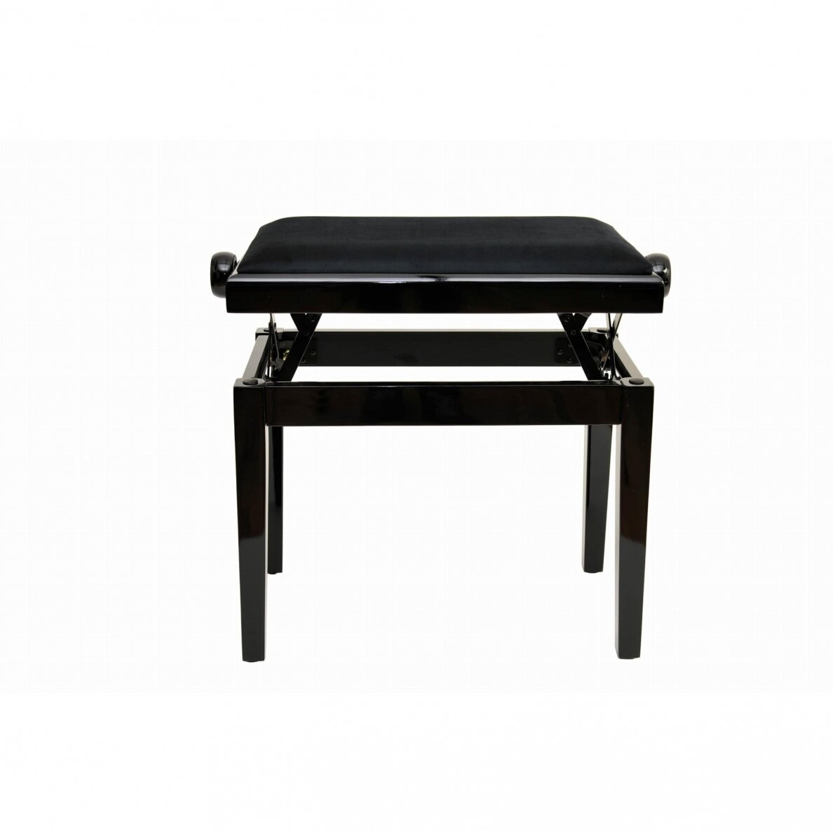 AMBRA PB-3 MEYBOARD BENCH BLACK GLOSS BLACK VELVET TOP 3 AMBRA PB-3 MEYBOARD BENCH BLACK GLOSS BLACK VELVET TOP 3