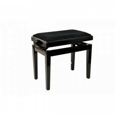 AMBRA PB-3 MEYBOARD BENCH BLACK GLOSS BLACK VELVET TOP