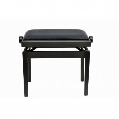 AMBRA PB-2 KEYBOARD BENCH BLACKD MATT BLACK VELVET TOP 1 AMBRA PB-2 KEYBOARD BENCH BLACKD MATT BLACK VELVET TOP 1