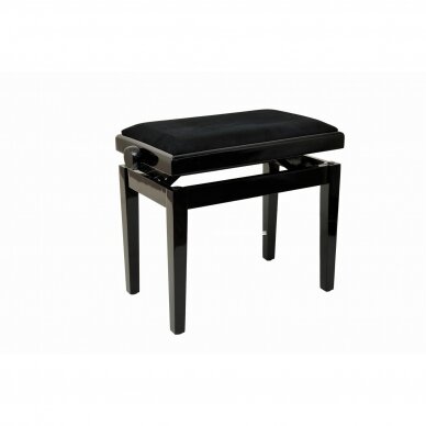 AMBRA PB-3 MEYBOARD BENCH BLACK GLOSS BLACK VELVET TOP