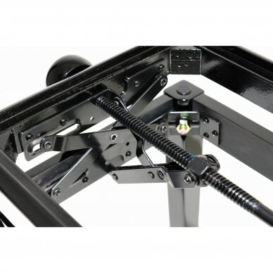AMBRA PB-3 MEYBOARD BENCH BLACK GLOSS BLACK VELVET TOP 5