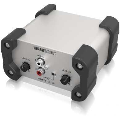 Klark Teknik PRO DI DI 10P - Passive DI Box with Stereo Input / Summed Mono Output, MIDAS Transformer and Extended Dynamic Range 2 Klark Teknik PRO DI DI 10P - Passive DI Box with Stereo Input / Summed Mono Output, MIDAS Transformer and Extended Dynamic Range 2