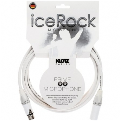 KLOTZ IRFM0500 - White Prime Microphone Cable