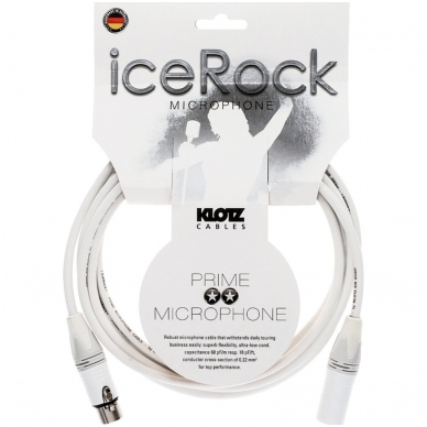 KLOTZ IRFM1000 - White Prime Microphone Cable