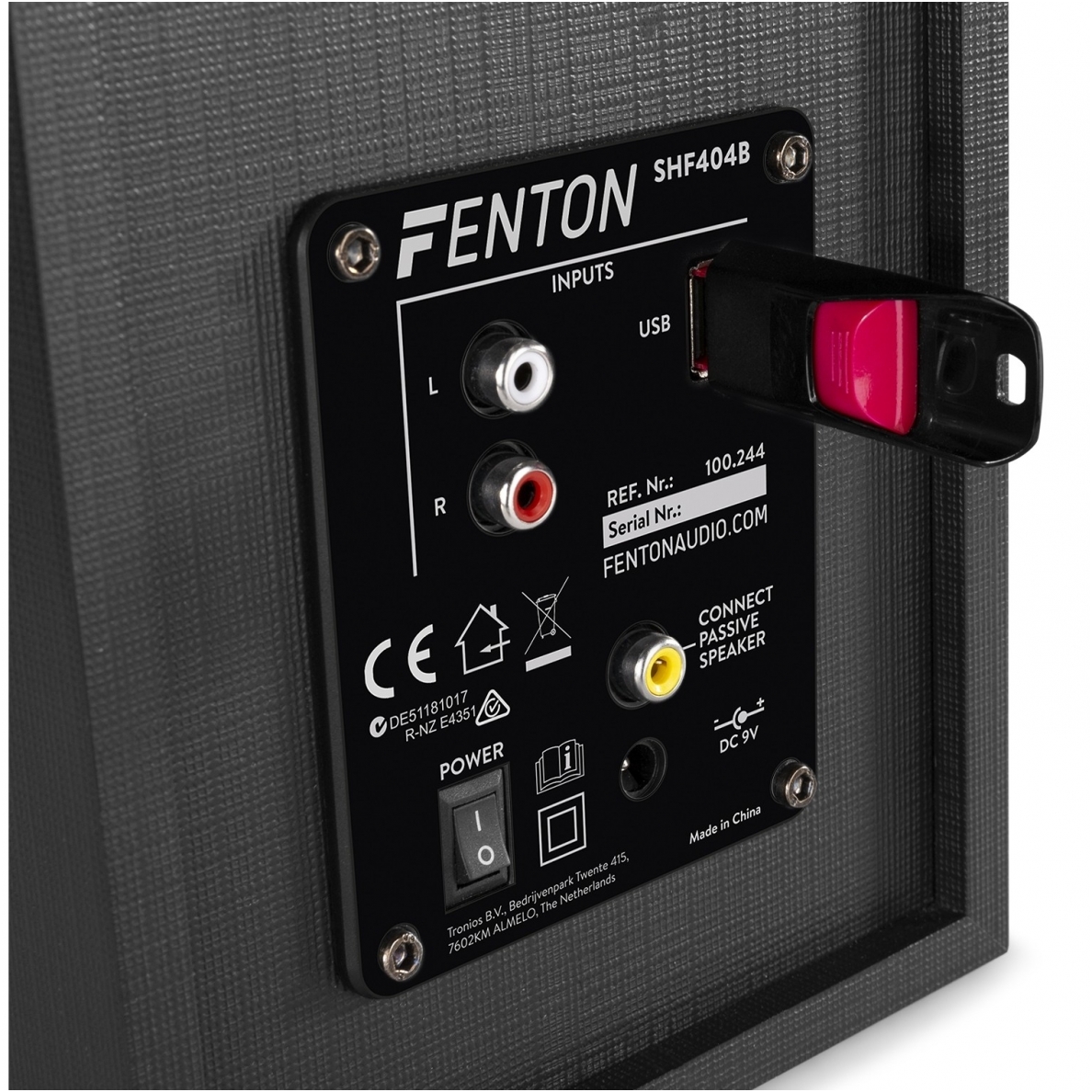 Aktyvių Kolonėlių komplektas su BT ir MP3 - FENTON SHF404B 100.244 4 Aktyvių Kolonėlių komplektas su BT ir MP3 - FENTON SHF404B 100.244 4