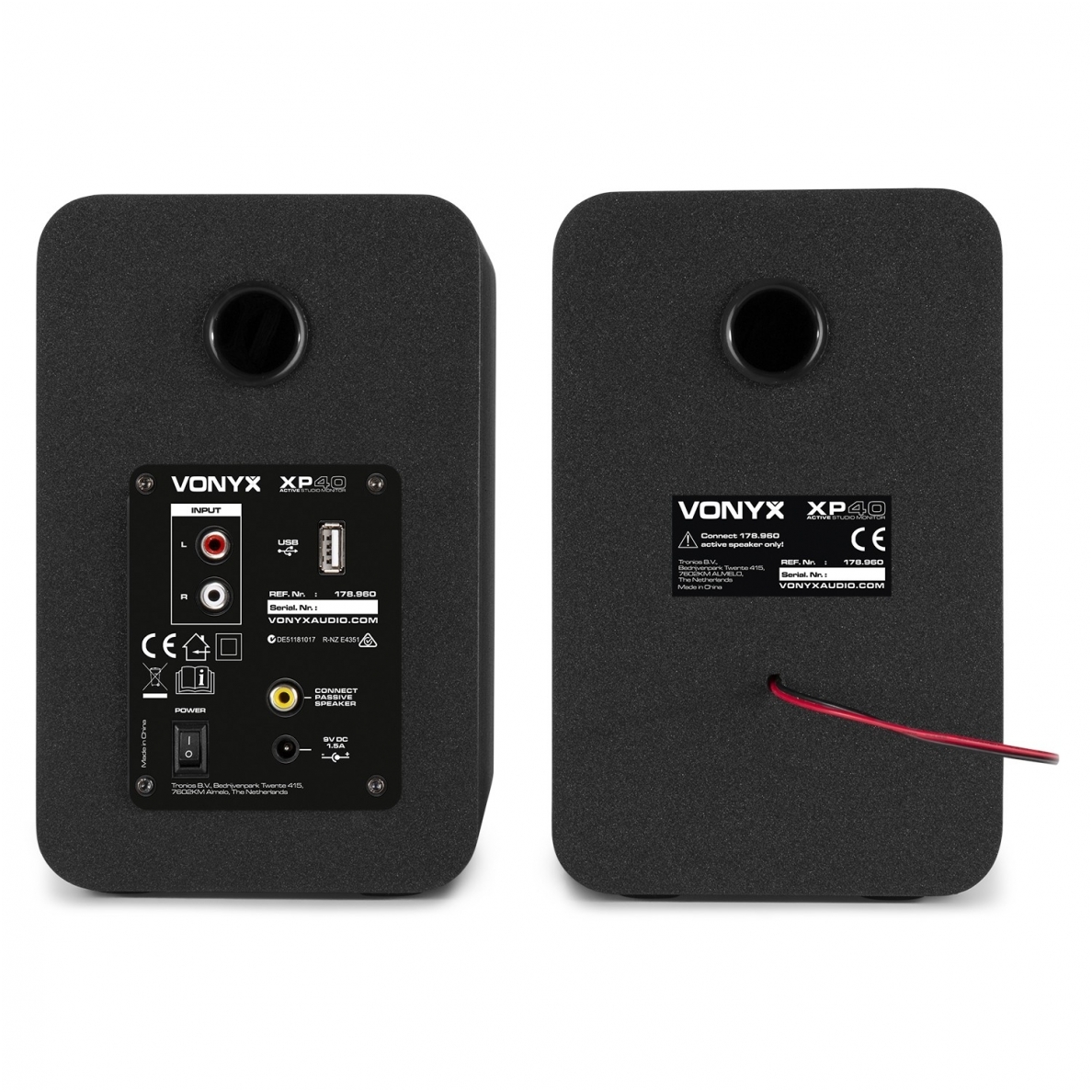 Kolonėlių komplektas su USB, BT - Vonyx - XP40 178.960 4