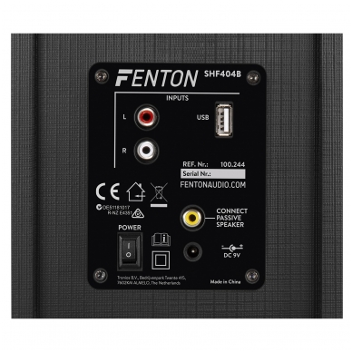 Aktyvių Kolonėlių komplektas su BT ir MP3 - FENTON SHF404B 100.244 3 Aktyvių Kolonėlių komplektas su BT ir MP3 - FENTON SHF404B 100.244 3