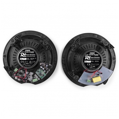 2-WAY CEILING SPEAKER SET WITH AMPLIFIER AND BLUETOOTH 100W 5.25" - Power Dynamics CSH50 952.580 2