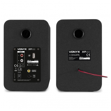 ACTIVE STUDIO MONITORS (PAIR) 4” USB BLUETOOTH - Vonyx - XP40 178.960 4