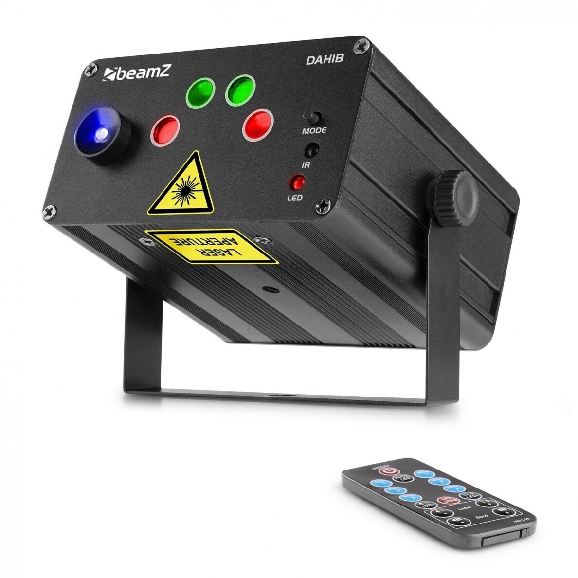 BEAMZ DAHIB DOUBLE RG GOBO LASER SYSTEM WITH BLUE LED 152.612