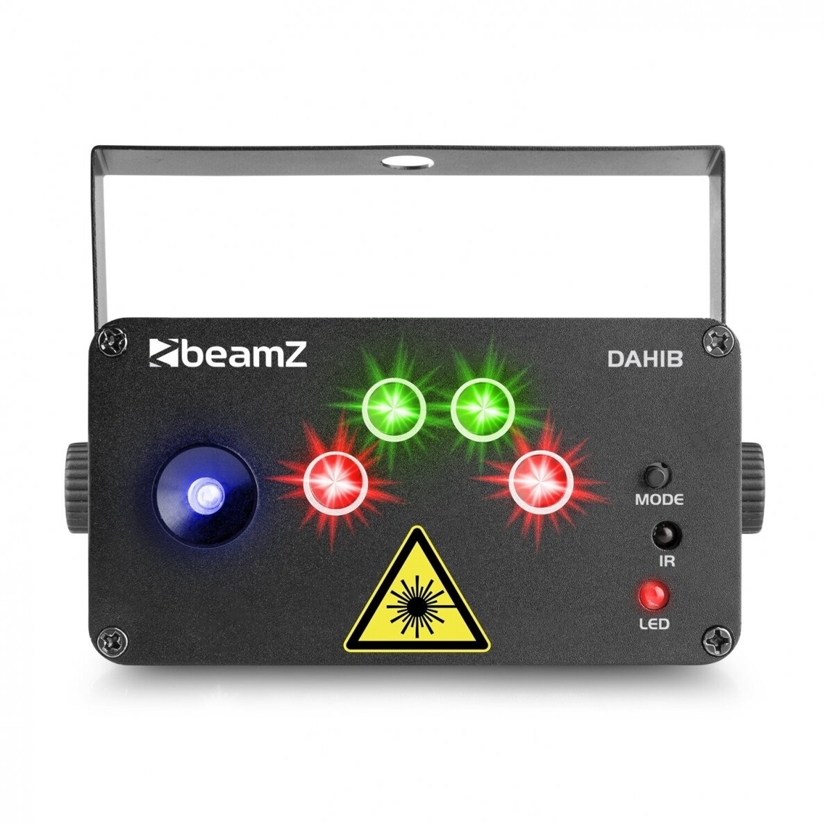 BEAMZ DAHIB DOUBLE RG GOBO LASER SYSTEM WITH BLUE LED 152.612 4