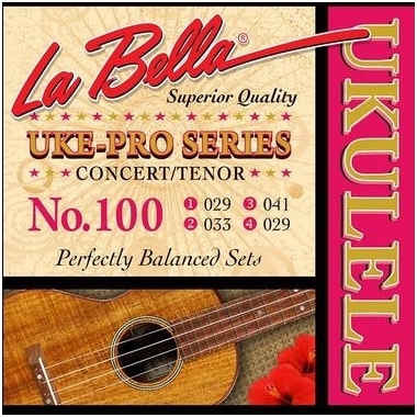 La Bella L-100 Uke-Pro Series String Set Concert/Tenor Ukulele La Bella L-100 Uke-Pro Series String Set Concert/Tenor Ukulele