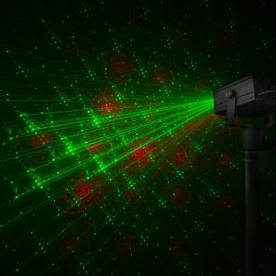 BEAMZ DAHIB DOUBLE RG GOBO LASER SYSTEM WITH BLUE LED 152.612 12