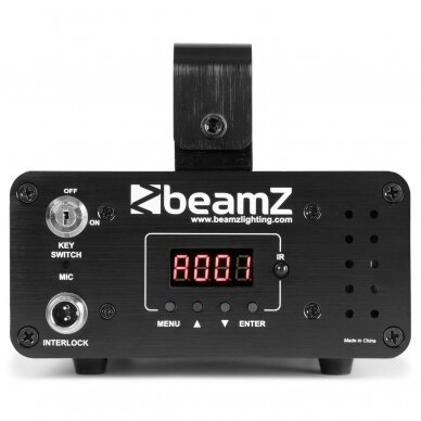 LAZERIS BEAMZ SURTUR II DMX IRC MĖLYNAS LED 3 W 152.630 1
