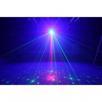 LAZERIS BEAMZ SURTUR II DMX IRC MĖLYNAS LED 3 W 152.630 4