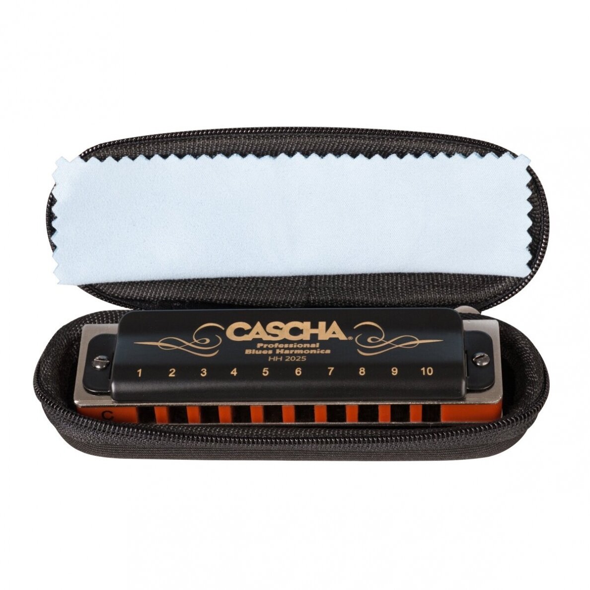 CASCHA HH-2025 PROFESSIONAL BLUES HARMONICA C DIATONIC 1