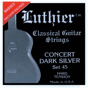 Luthier L-45 Concert Dark Silver Hard Tension