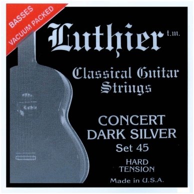Luthier L-45 Concert Dark Silver Hard Tension Luthier L-45 Concert Dark Silver Hard Tension