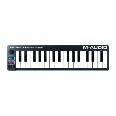 M-AUDIO Keystation Mini 32 MK3 - Ultra Portable Mini USB MIDI Keyboard Controller 1