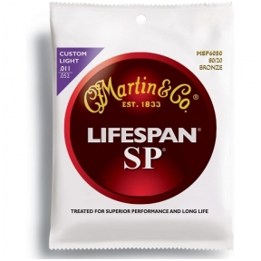 Martin MSP-6050 SP Lifespan String Set 80/20 Bronze .011 - .052