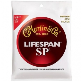 Martin MSP-6100 SP Lifespan String Set 80/20 Bronze .012 - .054