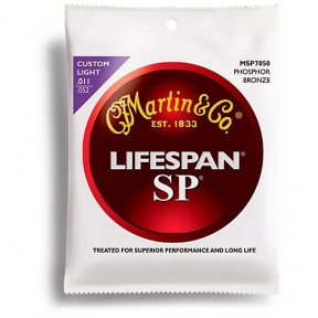 Martin MSP-7050 SP Lifespan String Set 92/8 Phosphor Bronze .011 - .052
