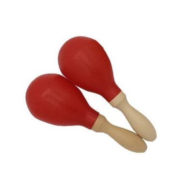 KERA AUDIO M16-RED MARACAS SHAKER (PAIR)