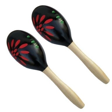 KERA AUDIO M2 BLACK MARACAS (PAIR)