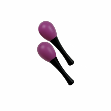 KERA AUDIO M22-PURPLE MARACAS (1 PAIR)